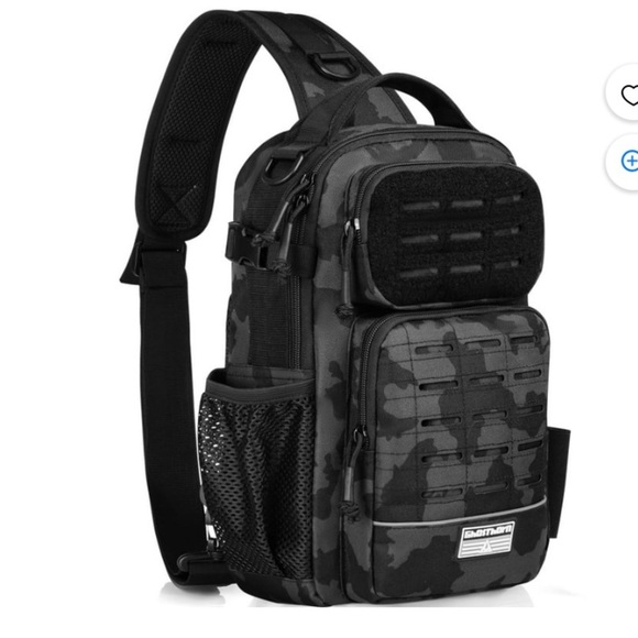 Ghosthorn New Black Camouflage Tactical Fishing Waterproof Lightweight Backpack - Picture 1 of 12